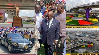 Prez Akuffo Addo hit hard on Mahama as he commission the breathtaking Obitsebi Interchange