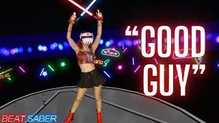 "Good Guy" by Against The Current in Beat Saber! (Expert+) First Attempt | Mixed Reality