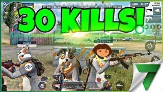 30 KILL SQUAD GAME! NEW PERSONAL RECORD!! | Rules of Survival