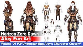 "Aloy" Horizon Zero Dawn Fan Art (2- Character Design Study)