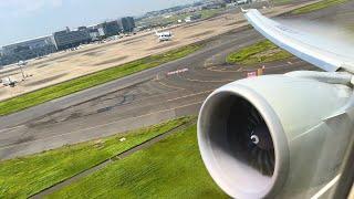 [4K]GE90 Power! ANA 777-300ER Engine Start, Taxi & Takeoff from Tokyo Haneda