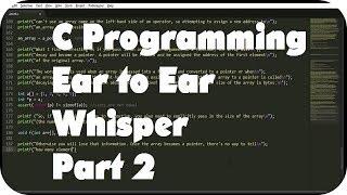 ASMR Ear to Ear Whisper About C Programming for Relaxation (Layered Typing Sounds) Pt. 2