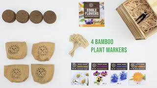 Garden Republic Edible Flower Grow Kits Make The Perfect Gift!