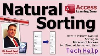 How to Perform Natural Sorting in Microsoft Access for Mixed Alphanumeric Lists