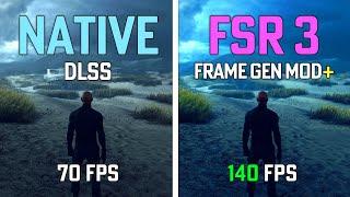 HITMAN : FSR 3 Frame Generation Mod ON vs. OFF | RTX 3080