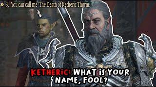 What Happen When You Attack Ketheric Thorm At The First Meeting [Baldur's Gate 3]