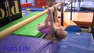 2 Year Old Gymnast!  Baby Gymnastics and Amazing Skill