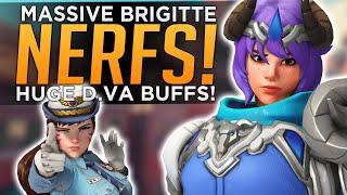 Overwatch: MASSIVE Brigitte NERF & HUGE D.Va BUFF!