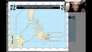 Dis. 17-19, 2024 Update:  TD “QUERUBIN” Namuo Napakalapit Sa Davao Oriental, Inaasahang Hihina.