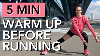 5 MIN PRE-RUNNING STRETCHING - WARM UP FOR RUNNERS