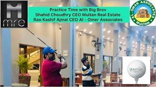 1st Practice Day at Rumanza Golf Course Club DHA Multan with Kashif Bhai