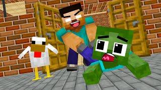 Find the Zombie Mother Challenge - Minecraft Animation