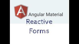 Angular Material Reactive Form