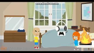 Rosie Destroys Caillou's Xbox one/Grounded