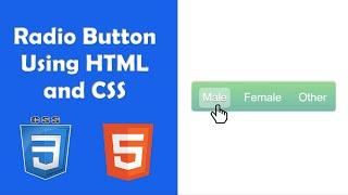 Radio Button using HTML and CSS | Design 1