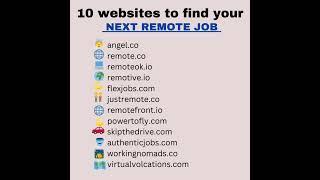 10 websites for remote jobs  #digitalmarketing#remotejobs #howtomakemoneyonline #workfromhomejobs