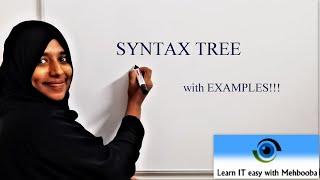 COMPILER DESIGN LECTURE -29,  Intermediate Languages and Representations,  Part 1 - Syntax Tree