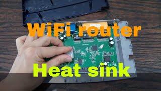 Applying heat sink to TP-Link tl-wr1043nd WiFi router to extend wireless range