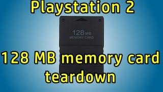 PS2 128MB memory card teardown