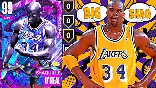 END GAME SHAQ GAMEPLAY! IS THIS SHAQUILLE O'NEAL AN UPGRADE FROM THE INVINCIBLE IN NBA 2K23 MyTEAM?