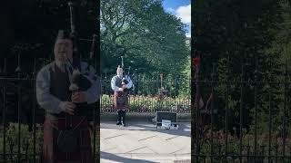 Bagpiper in traditional Kilt | Visit Edinburgh, Scotland | Street Performance