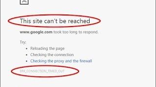 This Site Can`t be Reached - Google Issue Fix- 3 easy steps.