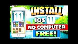 INSTALL iOS 11 Beta FREE! NO DEVELOPER ACCOUNT NO COMPUTER!!! on iPhone, iPad, iPod + FEATURES