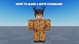 Roblox Tutorial - How to make a mute command