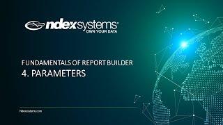 Fundamentals of Report Builder Part 4 - Parameters