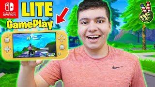 Fortnite On The Nintendo Switch Lite! (First Impressions)