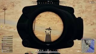 PUBG fleeing player used as target practise