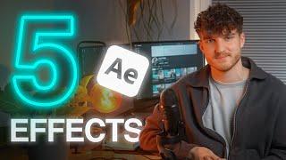 Top 5 Effects in After Effects