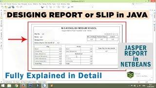 How to create a professional report in jasper report | standard design | jasper tutorials #1