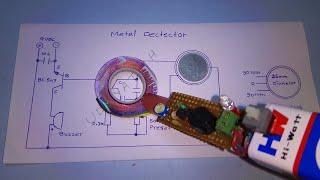 small and simple metal detector, powerful Metal Detector, udaya tech