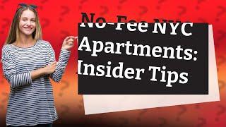How to get an apartment in NYC without a broker fee?