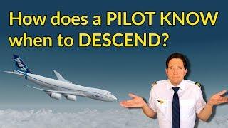How does a PILOT KNOW when to DESCEND? Descent planning explained by CAPTAIN JOE