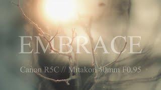 Canon R5C Winter in F0.95 | Filmconvert Halation Colorgrading