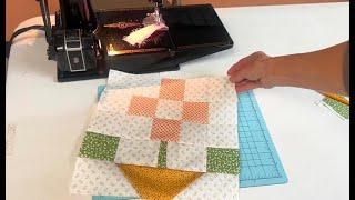 Travel and very LITTLE sewing | the flower pot quilt