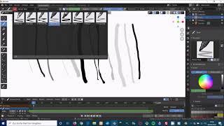 Blender - Grease Pencil Teil 1 : Einführung in die Pinsel und Radierer