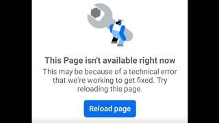 How to fix Facebook error "This Page isn't available right now" in Android mobile