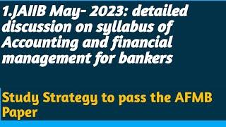 Jaiib- May 2023 New Syllabus detail discussion of AFMB Paper....