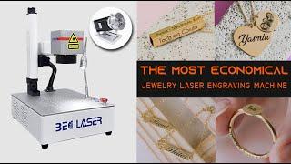 The most economical mini jewelry laser engraving machine for personalized necklaces pendants rings