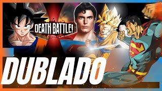 Goku VS Superman - (DUBLADO PT-BR) | DEATH BATTLE! | ScrewAttack!