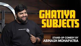 SCHOOL & GHATIYA SUBJECTS | Stand-up comedy by Abinash Mohapatra