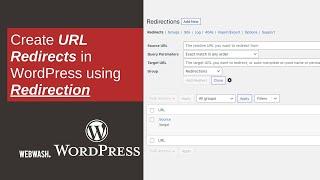 Create URL Redirects in WordPress using Redirection