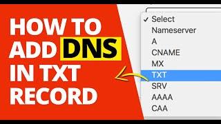 Facebook domain verification txt record | DNS configuration  | How to add a TXT record domain