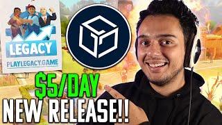 How I Earn $5 A Day Playing Legacy In 2023 | NEW Gala Games Play-To-Earn NFT Game