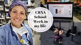 SRNA WEEK IN MY LIFE | Balancing it all during CRNA school