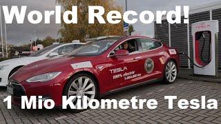 World Record! 1 Million Kilometre in a Tesla Model S