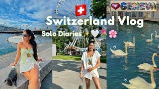 Switzerland VlogFinally in my Dream Destination Exploring The City AloneVlog